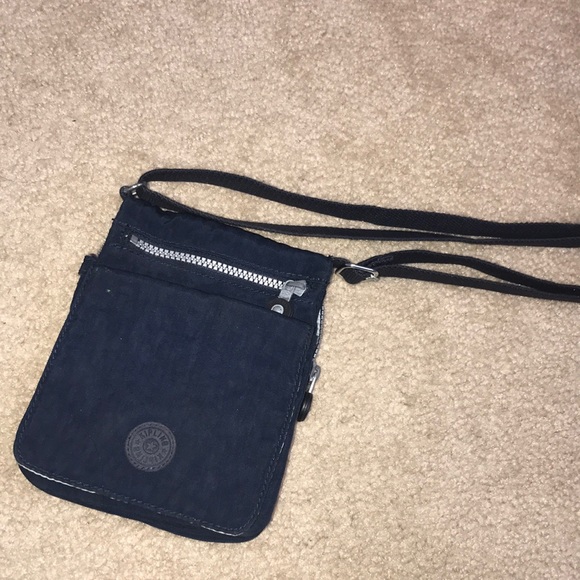 Kipling cross body navy bag multiple compartment - Picture 1 of 8
